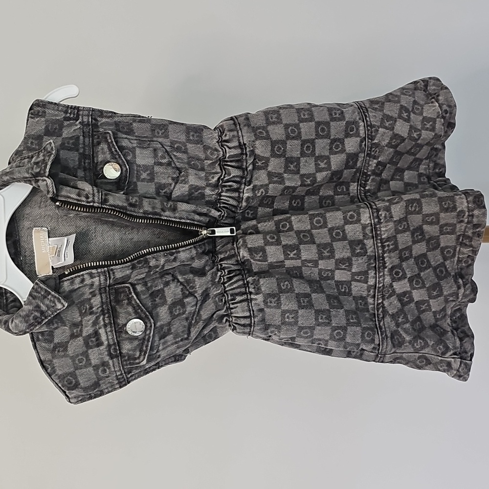 Michael‎ Kors DENIM SHIRT DRESS Gray size 3